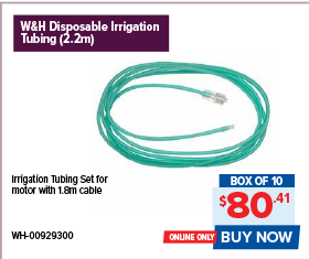 W&H Disposable Sterile Irrigation Tubing